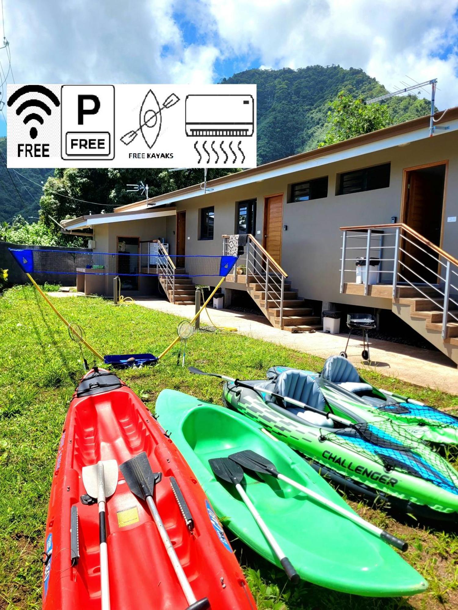 Teahupo'O Lodge, Fare Raepu'U, 2 Chambres Climatisees, Canoes Gratuits, Tarifs Degressifs Teahupoo Екстер'єр фото